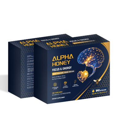 Focus & Memory Functional Honey – Organic, 10g Quick Dissolve Sachets | Your Pocket-Sized Brain Boost for Work, Study & Travel