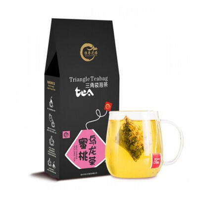Bon prix Thé de beauté Oolong à la pêche biologique au goût sucré et échantillon gratuit disponible en ligne