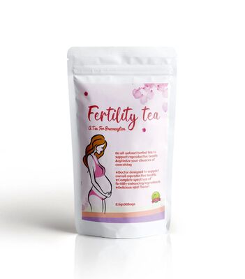 Buon prezzo Tè biologico per la fertilità femminile con miscela di erbe con 40 bustine/sacchetto per un caldo comfort uterino in linea