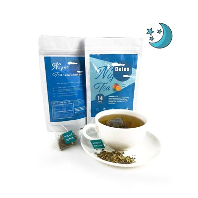 Buon prezzo Tisana disintossicante notturna con marchio privato al gusto di mango per il controllo del peso in linea