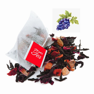 Good price Customized Biodegradable Teabag Grape Black Dried Fruit Slimming Detox Tea With Free Samples online