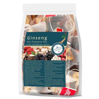 Καλή τιμή Πέντε θησαυροί Ginseng Herbal τσάι για τους άνδρες με 8 Premium φυσικά βότανα για την καθημερινή υποστήριξη της ζωτικότητας σε απευθείας σύνδεση