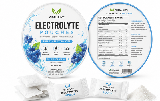 Buen precio Sabor de arándanos Bolsas de electrolitos Magnesio Potasio B6 B12 C Vitamina en polvo Deportes Suplemento de recuperación de hidratación en línea
