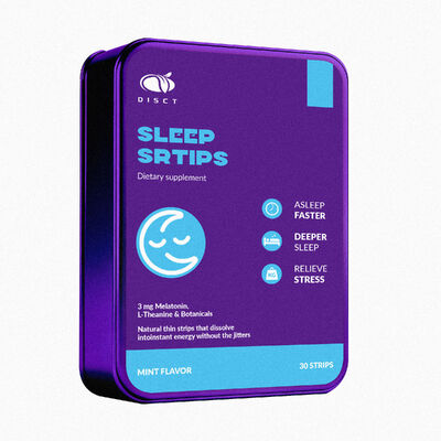 Good price Fast Dissolving Sleep Aid Strips With Melatonin And GABA For Natural Sleep Support online