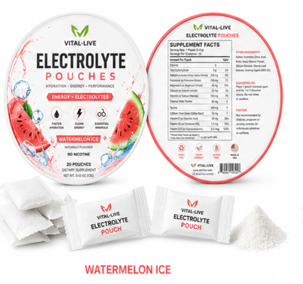 Good price Watermelon Ice Flavor Electrolyte Powder Pouch Hydration Supplement online