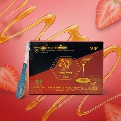 Buen precio Suplemento de miel de fresa Tongkat Ali y ginseng para hombres en línea