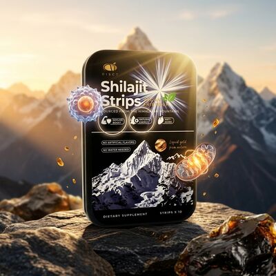 Bon prix Shilajit extrait de résine de bande orale complément alimentaire à dissolution rapide en bouche film frais pour hommes en ligne