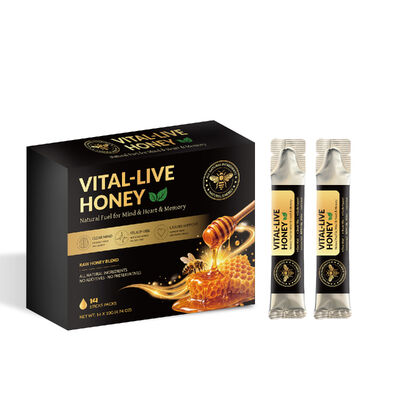 Good price Fast-Dissolving Energy Gel Honey Sachets with Natural Mint Flavor and Memory Enhancement online